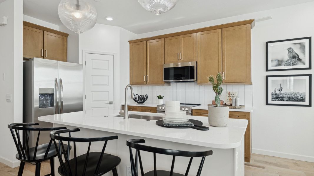 Furnished interior view inside a new home in The Buttes at Mystic, Peoria (Image 12).