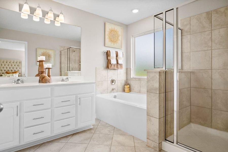 Furnished interior view inside a new home in Mustang Ridge, Magnolia (Image 11).