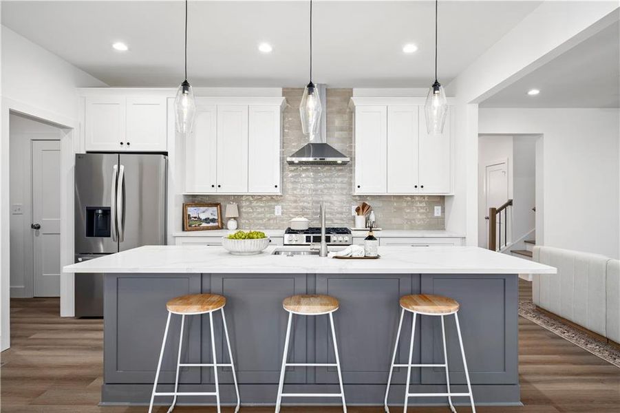 Furnished interior view inside a new home in , Canton (Image 4). Furnished interior view inside a new home in , Canton (Image 4).