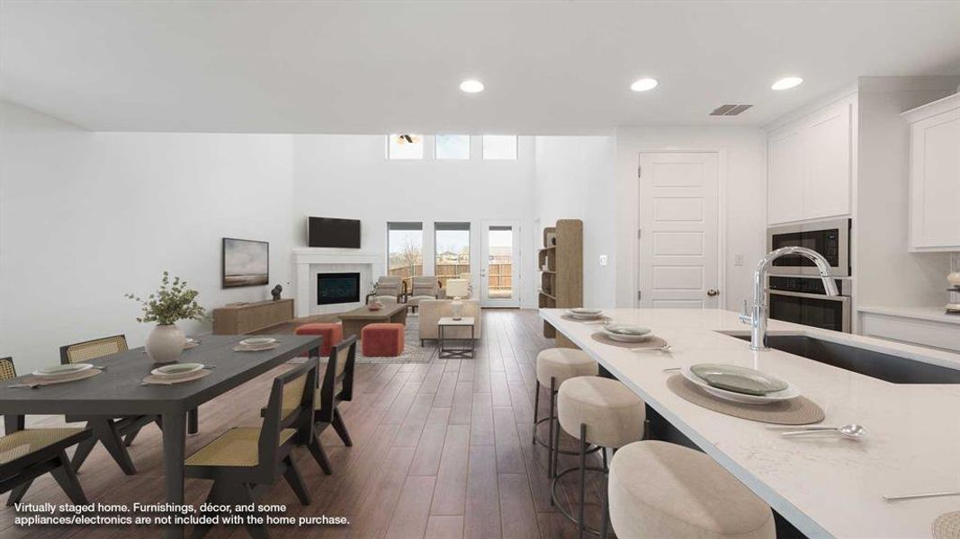 Furnished interior view inside a new home in Devonshire, Forney (Image 11).