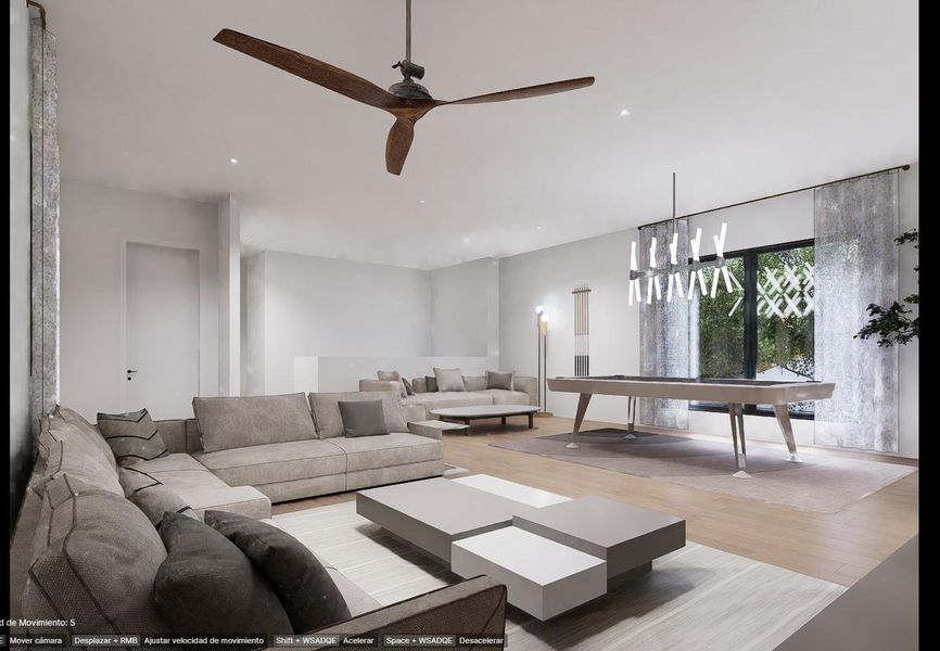 Furnished interior view inside a new home in , Houston (Image 7).