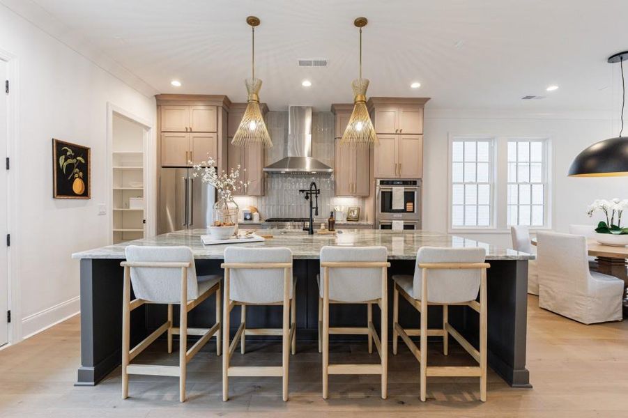 Furnished interior view inside a new home in , Alpharetta (Image 36).