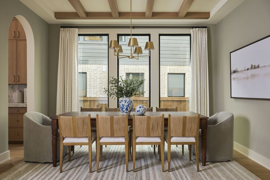 Representative furnished interior of a home built from the Lakeside - SH 5434 by Shaddock Homes in Furst Ranch, Argyle (Image 8).