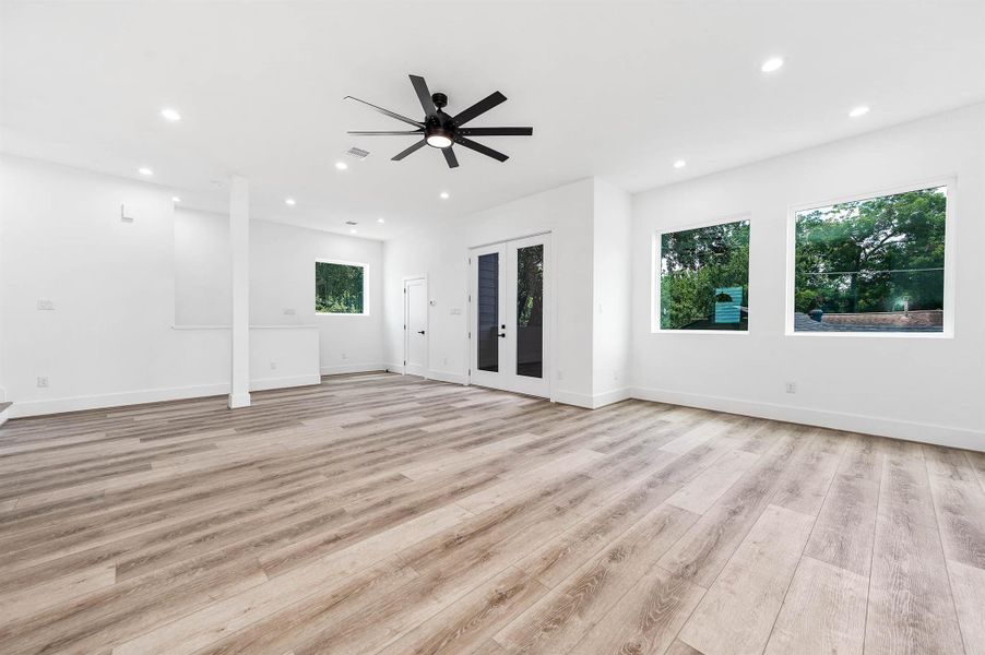 Spacious, unfurnished interior of a new home in , Houston (Image 18). Spacious, unfurnished interior of a new home in , Houston (Image 18).