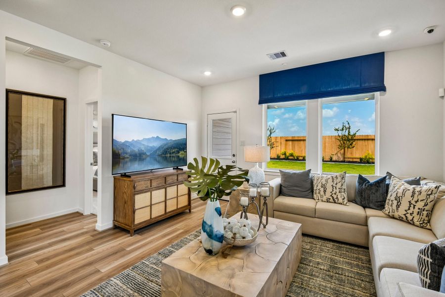 Representative furnished interior of a home built from the Juliet by Taylor Morrison in Mason Woods, Cypress (Image 7). Representative furnished interior of a home built from the Juliet by Taylor Morrison in Mason Woods, Cypress (Image 7).