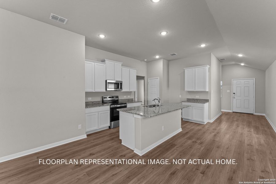 Furnished interior view inside a new home in Winding Brook, San Antonio (Image 10).