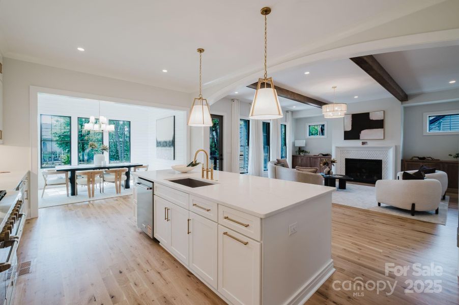 Furnished interior view inside a new home in , Charlotte (Image 5).