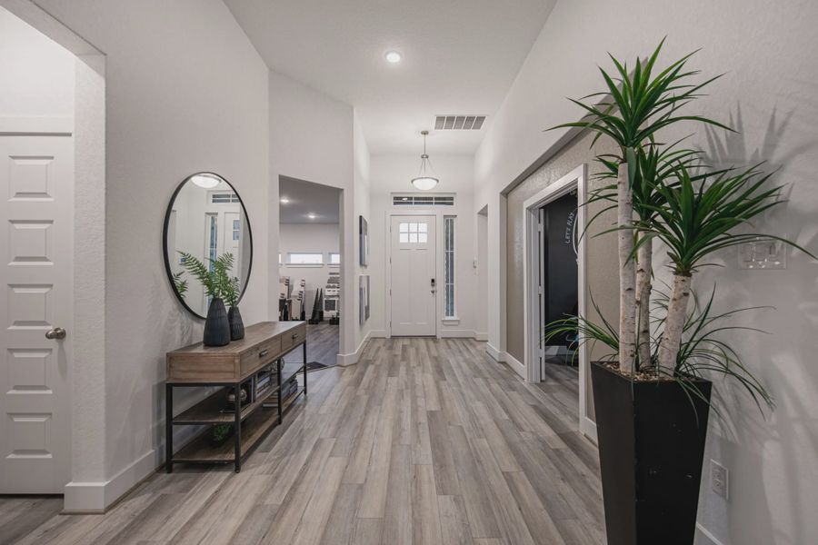 Representative furnished interior of a home built from the Brandy by Chesmar Homes in Buffalo Crossing, Cibolo (Image 5).
