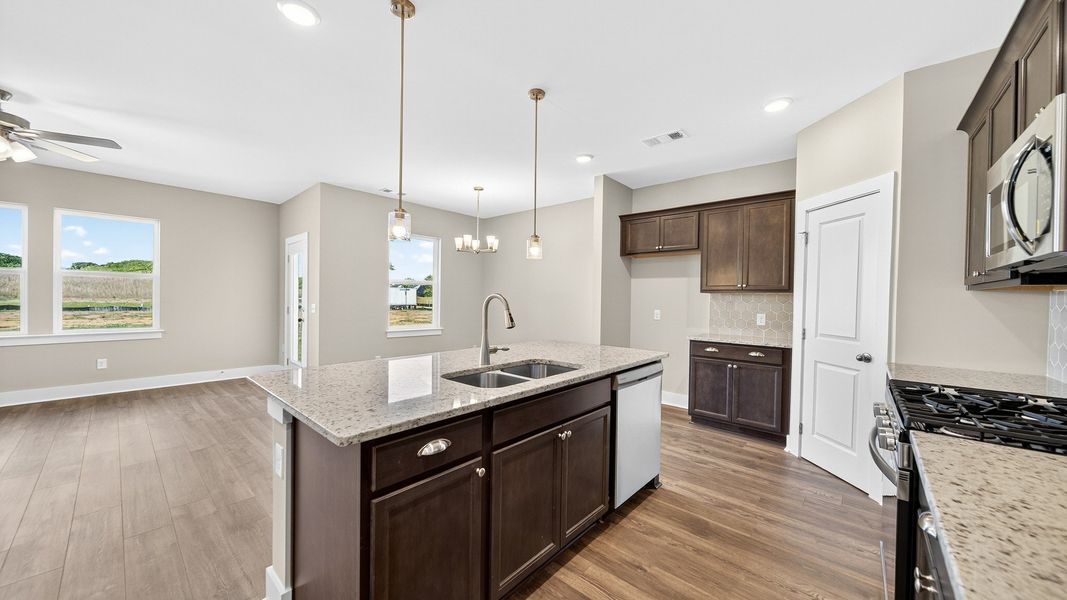Furnished interior view inside a new home in McClure Farms, Columbia (Image 16).