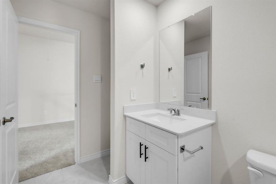 Furnished interior view inside a new home in The Landing at Hidden Lakes, McKinney (Image 16).