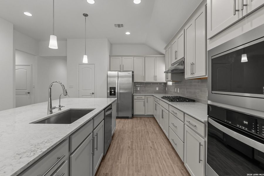 Furnished interior view inside a new home in Legacy at Lake Dunlap, New Braunfels (Image 9).