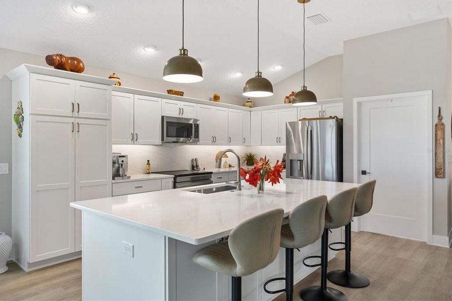 Furnished interior view inside a new home in , The Villages (Image 12).