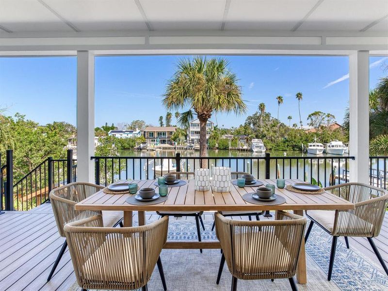 Exterior details and patio area of a home in , North Redington Beach (Image 24).
