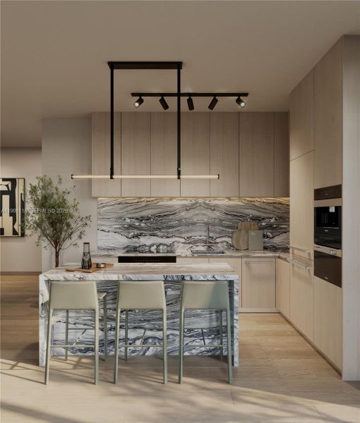 Furnished interior view inside a new home in , Hallandale Beach (Image 11).