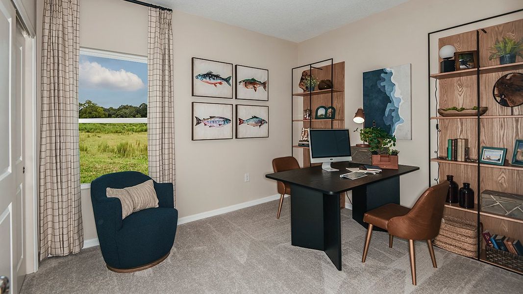 Furnished interior view inside a new home in Coopers Meadow, Jacksonville (Image 7). Furnished interior view inside a new home in Coopers Meadow, Jacksonville (Image 7).