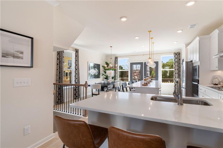 Furnished interior view inside a new home in Silverock, McDonough (Image 34).