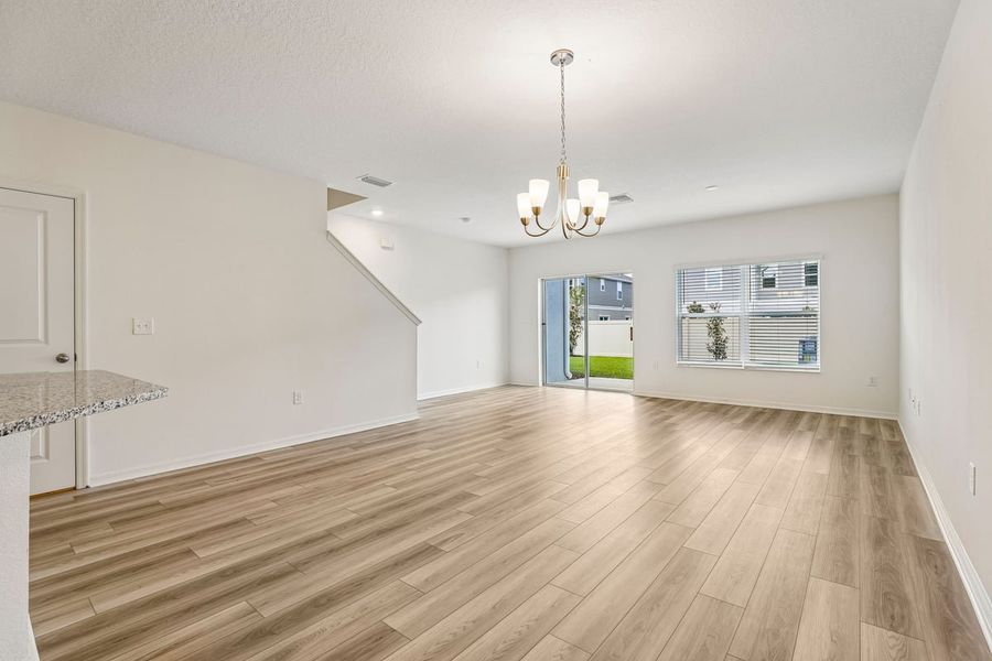 Spacious, unfurnished interior of a new home in Reserve at Forest Lake Townhomes, Lake Wales (Image 11). Spacious, unfurnished interior of a new home in Reserve at Forest Lake Townhomes, Lake Wales (Image 11).