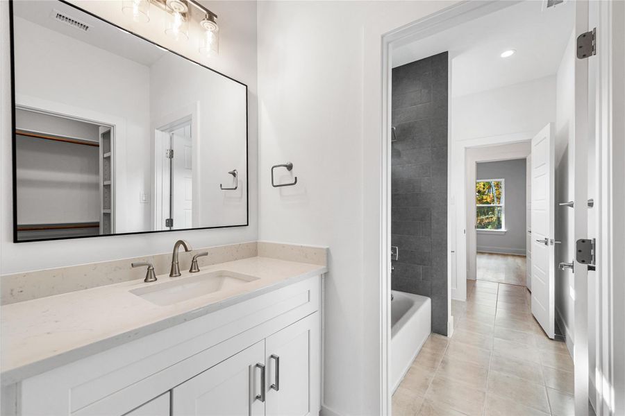 Jack and Jill bathroom