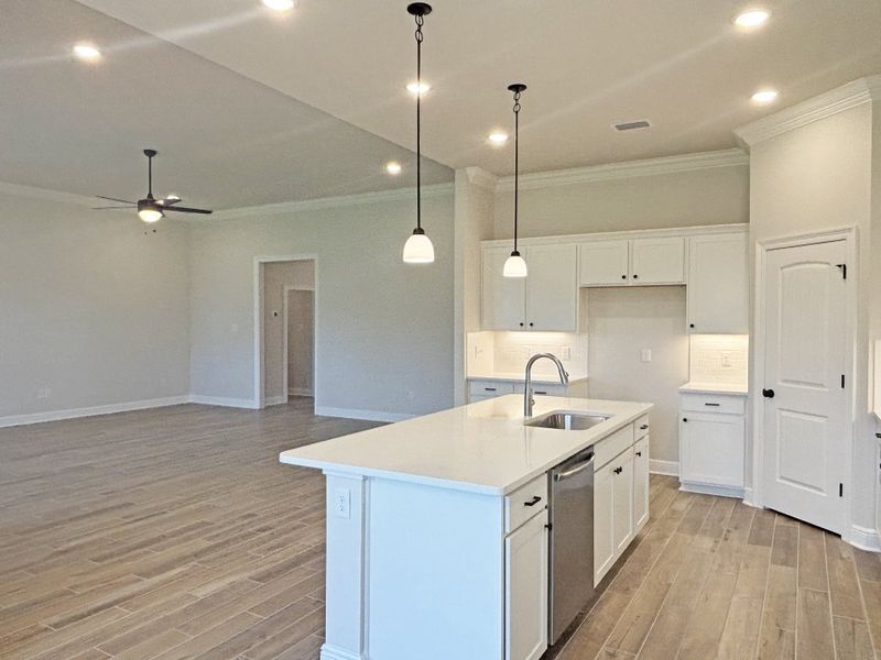 Furnished interior view inside a new home in Bird Song at Hammock Bay, Freeport (Image 10).