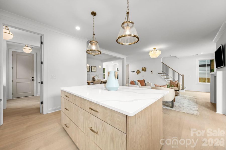 Furnished interior view inside a new home in , Charlotte (Image 41).