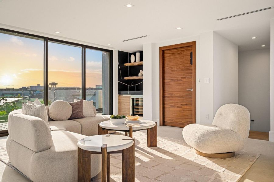 The third level sky lounge.