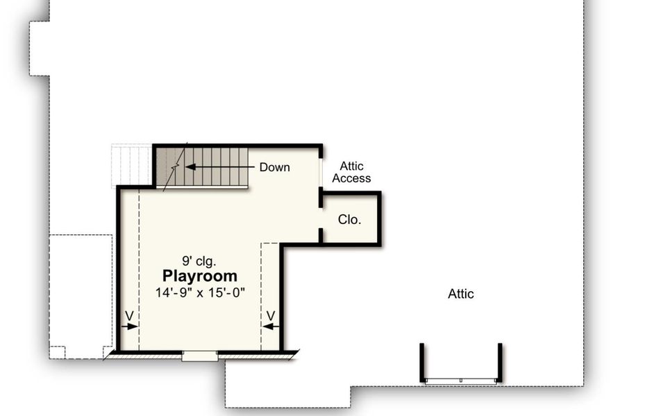 View of room layout