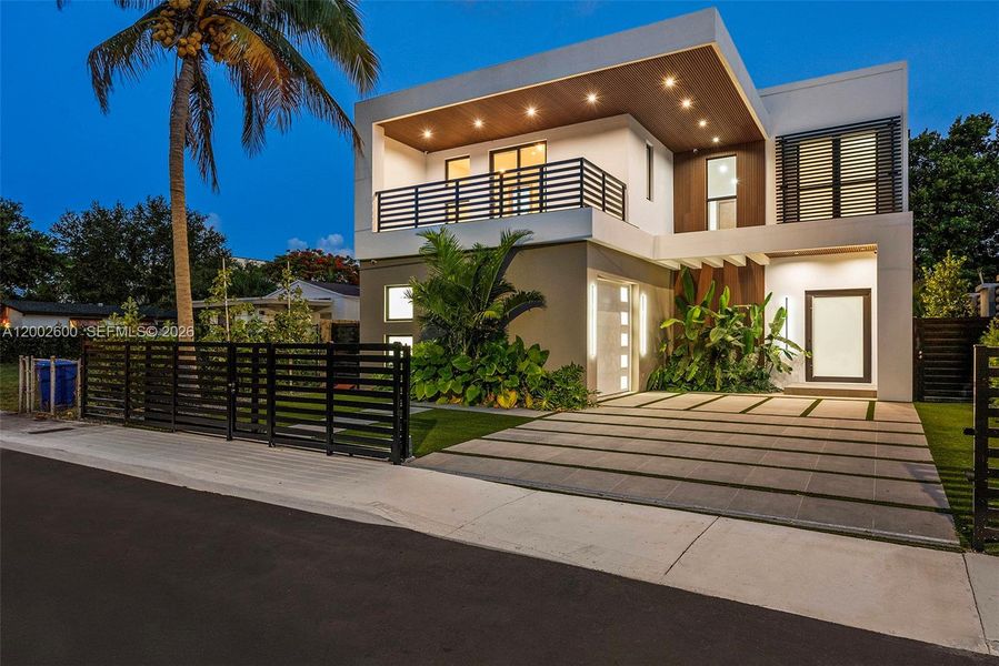 Front exterior of a new home in , Miami, FL, highlighting curb appeal (Image 2).