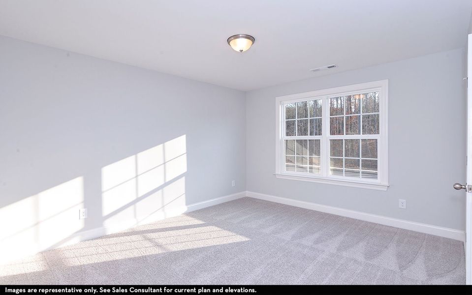 Spacious, unfurnished interior of a new home in Aden Woods, Nashville (Image 21).