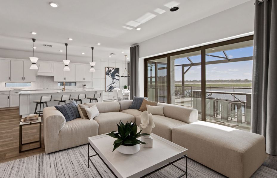 Sun-filled living spaces