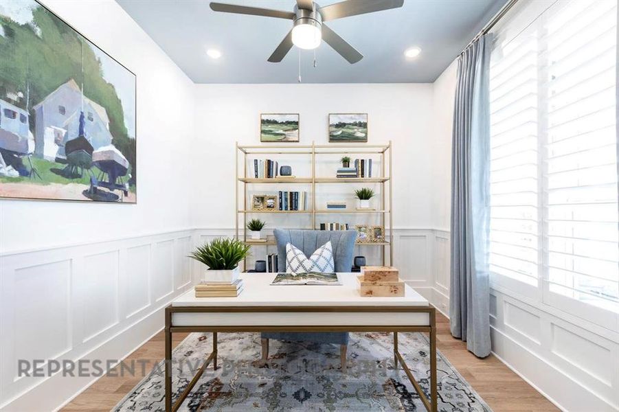Furnished interior view inside a new home in Tavolo Park, Fort Worth (Image 31).