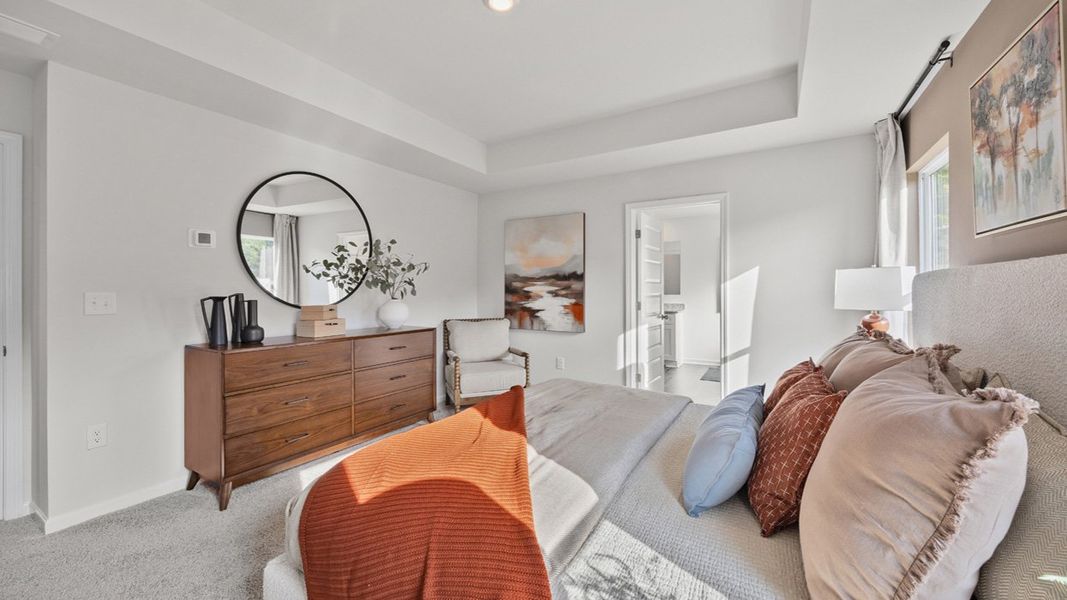 Furnished interior view inside a new home in Wrenfield at Chanticleer, North Augusta (Image 19).