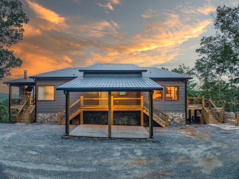 Exterior details and patio area of a home in , Mineral Bluff (Image 27). Exterior details and patio area of a home in , Mineral Bluff (Image 27).