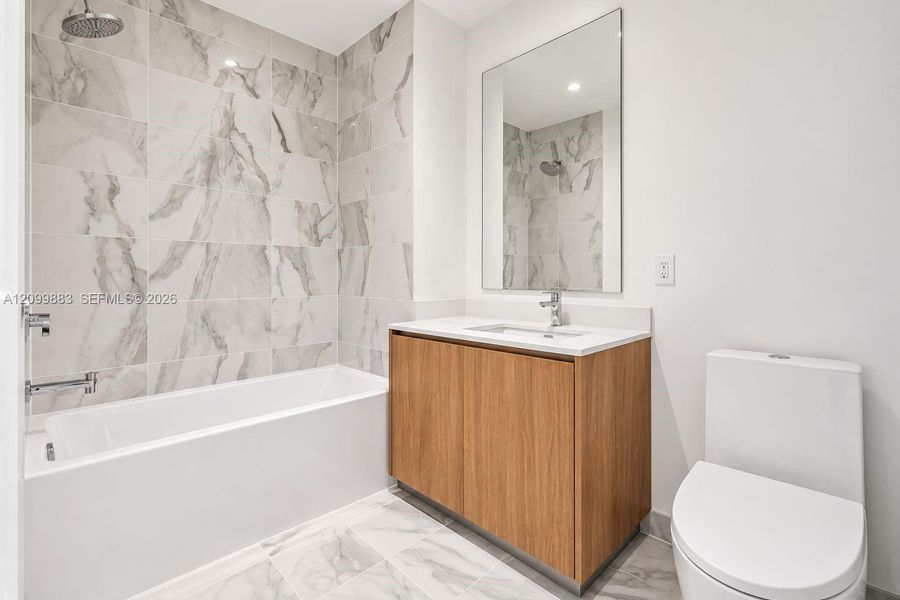 Furnished interior view inside a new home in , Miami (Image 4).