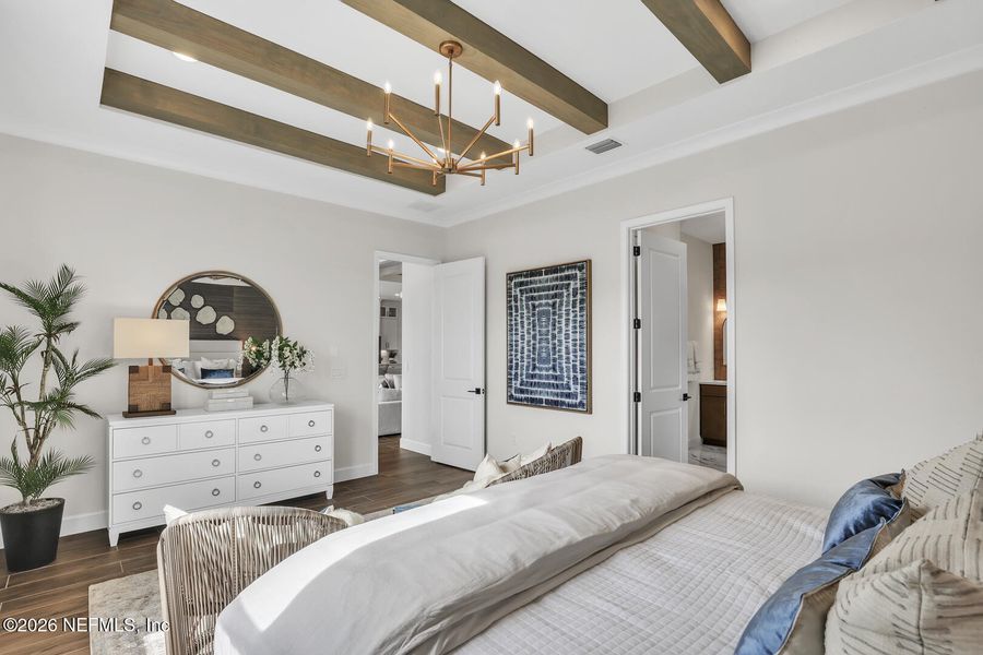 Furnished interior view inside a new home in , Flagler Beach (Image 17).