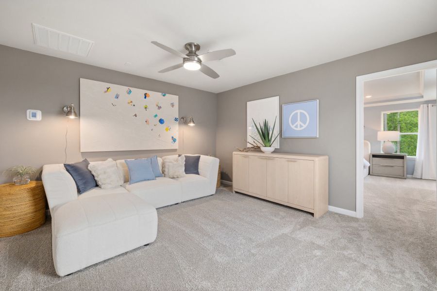 Representative furnished interior of a home built from the Murray by Pulte Homes in Cambria, Garner (Image 11). Representative furnished interior of a home built from the Murray by Pulte Homes in Cambria, Garner (Image 11).