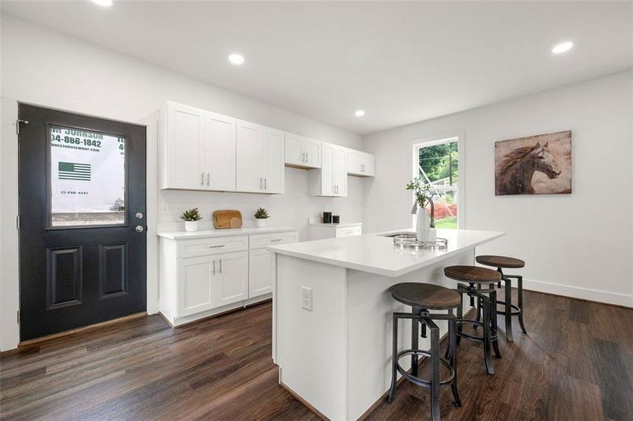 Furnished interior view inside a new home in , Atlanta (Image 17). Furnished interior view inside a new home in , Atlanta (Image 17).