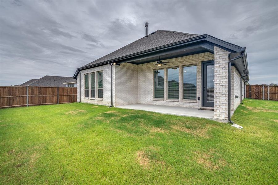 Front exterior of a new home in Devonshire - Reserve 50', Forney, TX, highlighting curb appeal (Image 19). Front exterior of a new home in Devonshire - Reserve 50', Forney, TX, highlighting curb appeal (Image 19).