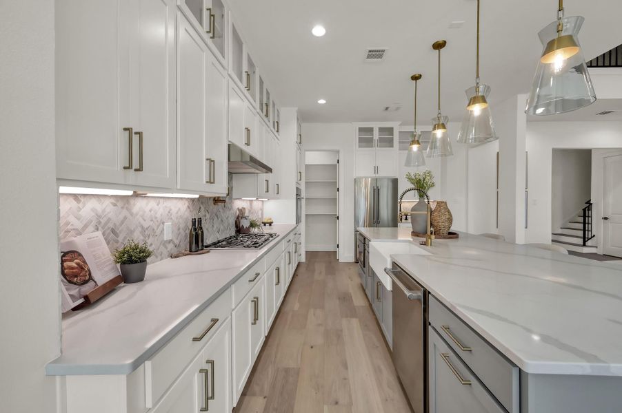 Furnished interior view inside a new home in , Houston (Image 7). Furnished interior view inside a new home in , Houston (Image 7).