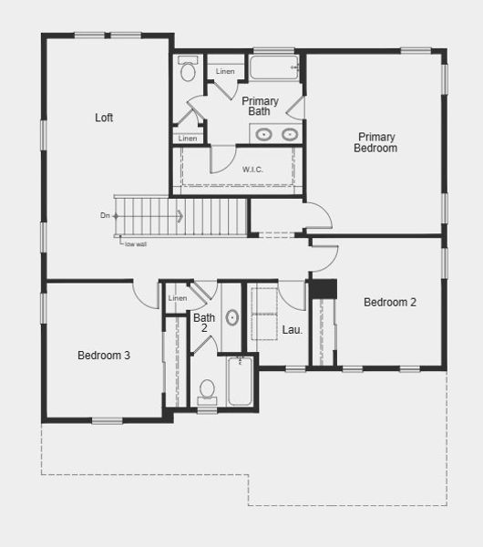 Representative furnished interior of a home built from the Plan 2390 by KB Home in Murphy Creek Reserve, Aurora (Image 10).