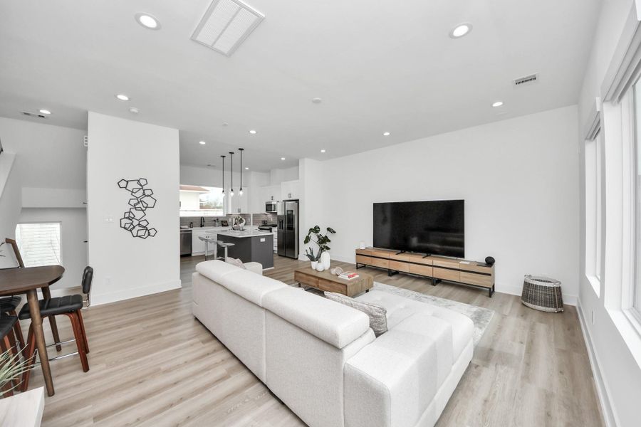 Furnished interior view inside a new home in , Houston (Image 8). Furnished interior view inside a new home in , Houston (Image 8).