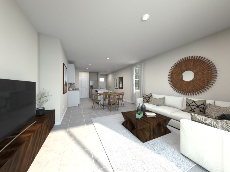 Furnished interior view inside a new home in Salt Meadows - Premier Series, Parrish (Image 4).