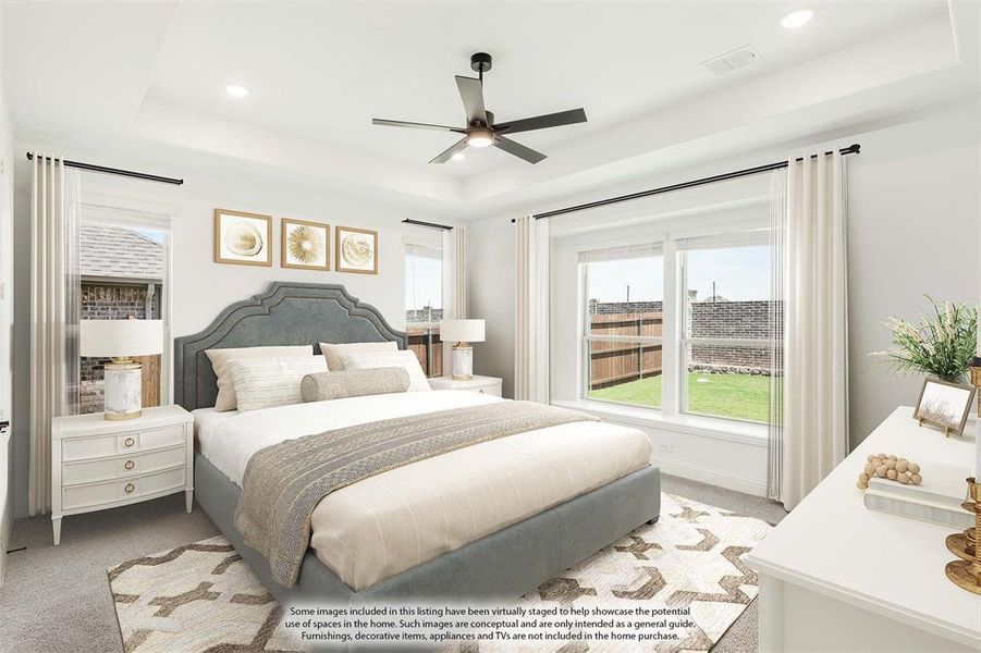 Furnished interior view inside a new home in Chaparral Park, Oak Point (Image 16). Furnished interior view inside a new home in Chaparral Park, Oak Point (Image 16).