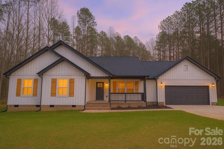 Front exterior of a new home in , Lancaster, SC, highlighting curb appeal (Image 25). Front exterior of a new home in , Lancaster, SC, highlighting curb appeal (Image 25).