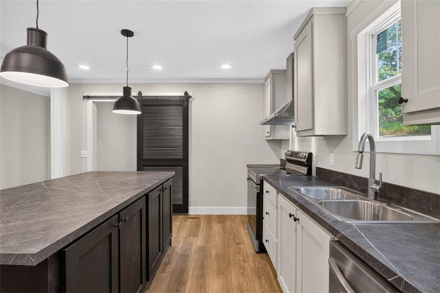 Furnished interior view inside a new home in , Canton (Image 15).