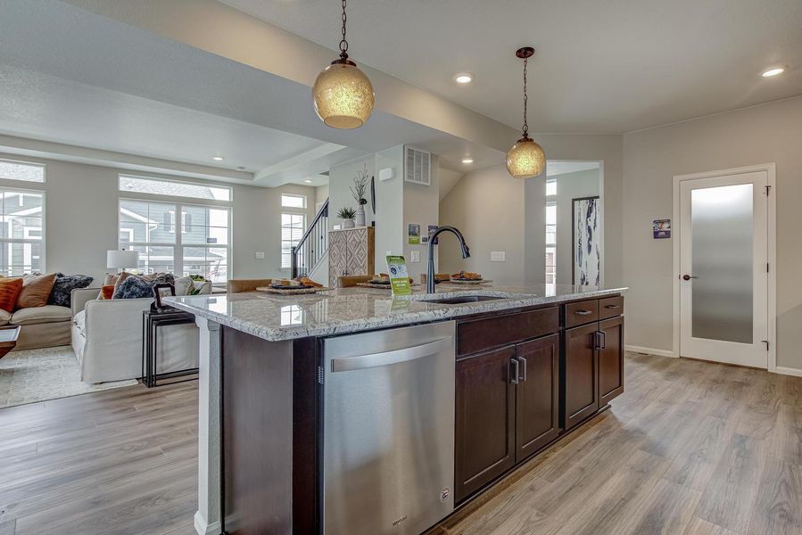 Perfect space to whip up delicious meals while staying connected with family and guests.