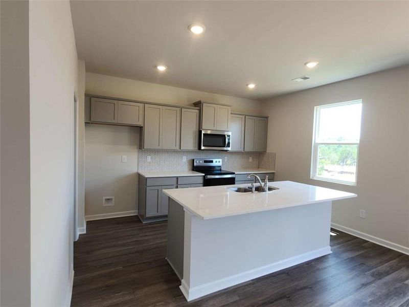 Furnished interior view inside a new home in Cedar Ridge - Locust Grove Station, Locust Grove (Image 11). Furnished interior view inside a new home in Cedar Ridge - Locust Grove Station, Locust Grove (Image 11).