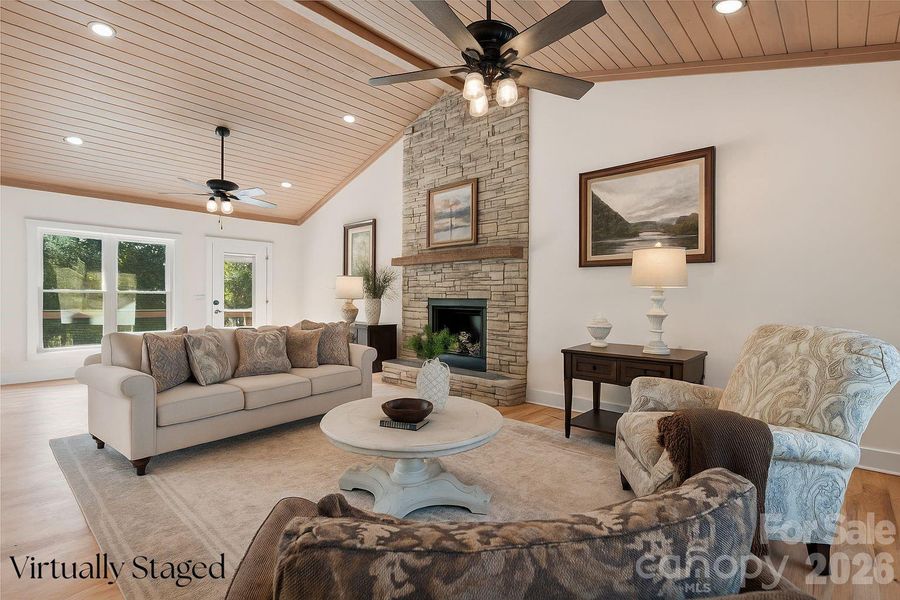 Furnished interior view inside a new home in , Connelly Springs (Image 17).