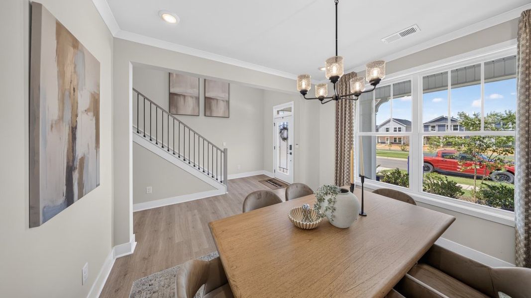 Furnished interior view inside a new home in Westport, York (Image 9).