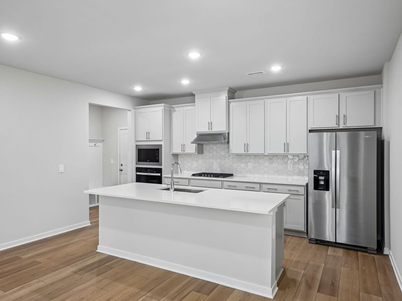 Furnished interior view inside a new home in Marshburn Landing - Bungalow Series, Wendell (Image 3).