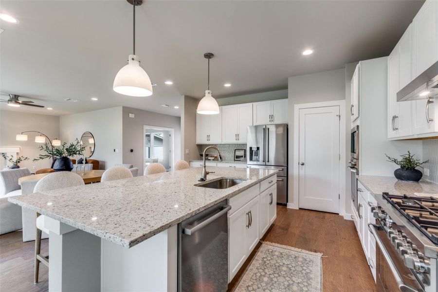 Furnished interior view inside a new home in , Austin (Image 10).